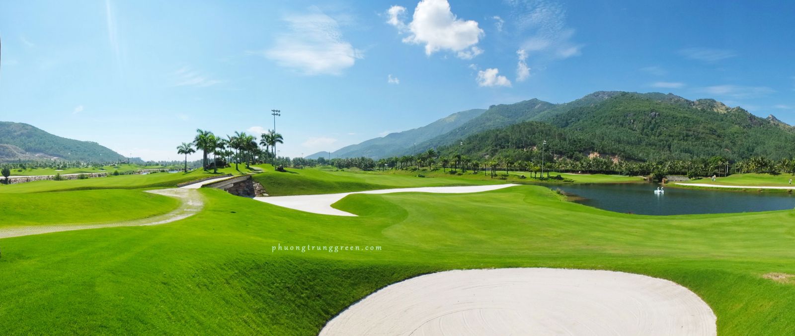 dịch vụ thi công cỏ sân golf