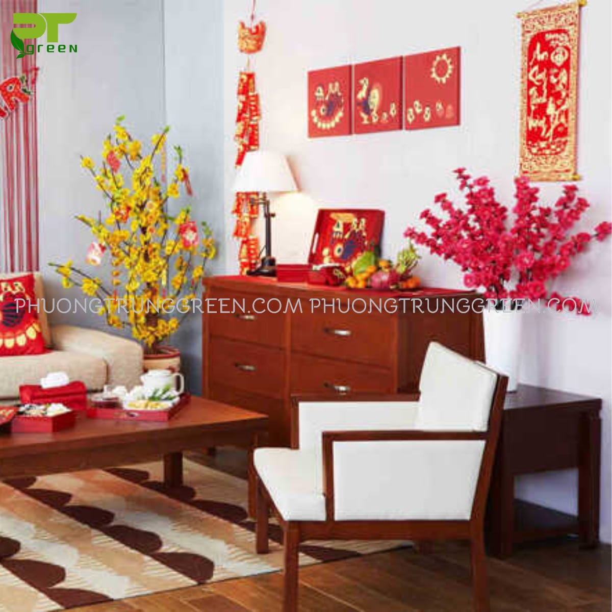 Bố trí cây trong nhà
