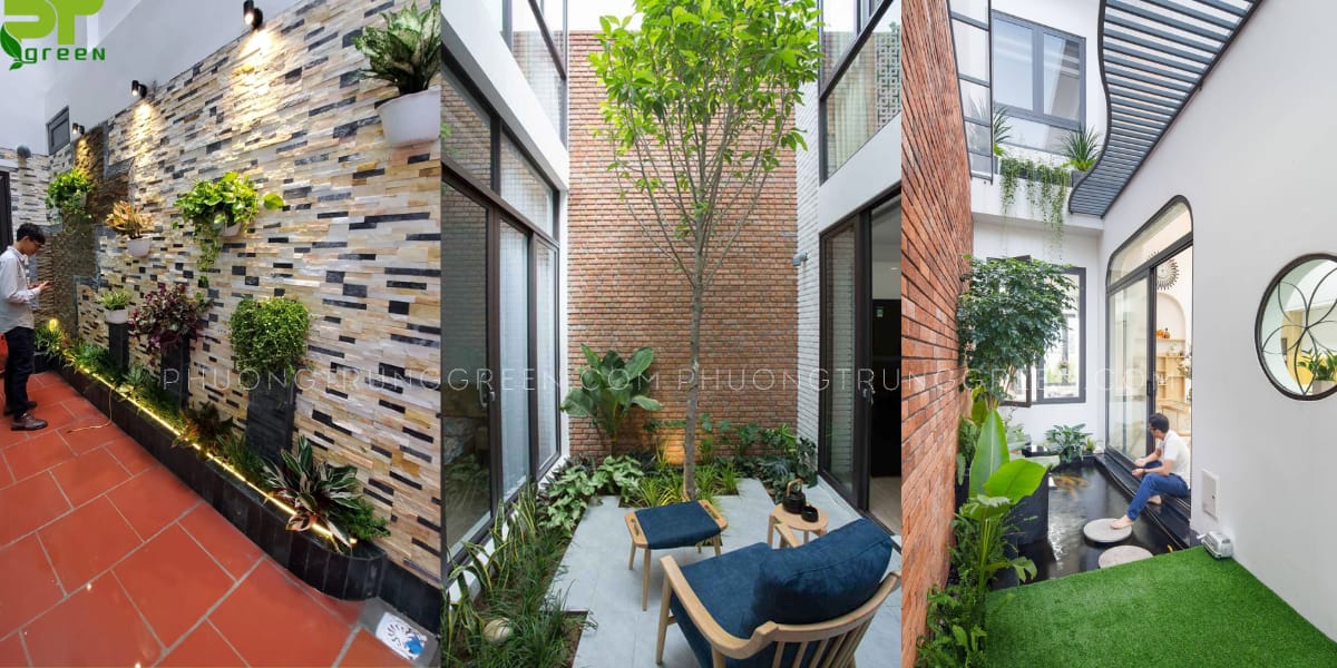 Các mẫu tiểu cảnh giếng trời