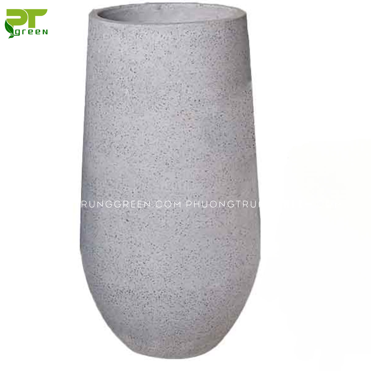 Chậu xi măng hình giọt nước