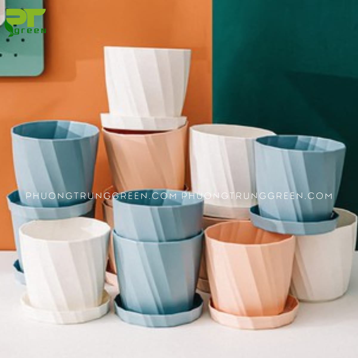 Chậu nhựa trồng cây để bàn